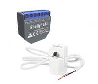 Нов с гаранция WIFI Smart електромер Shelly EM + 50A мерителна клема