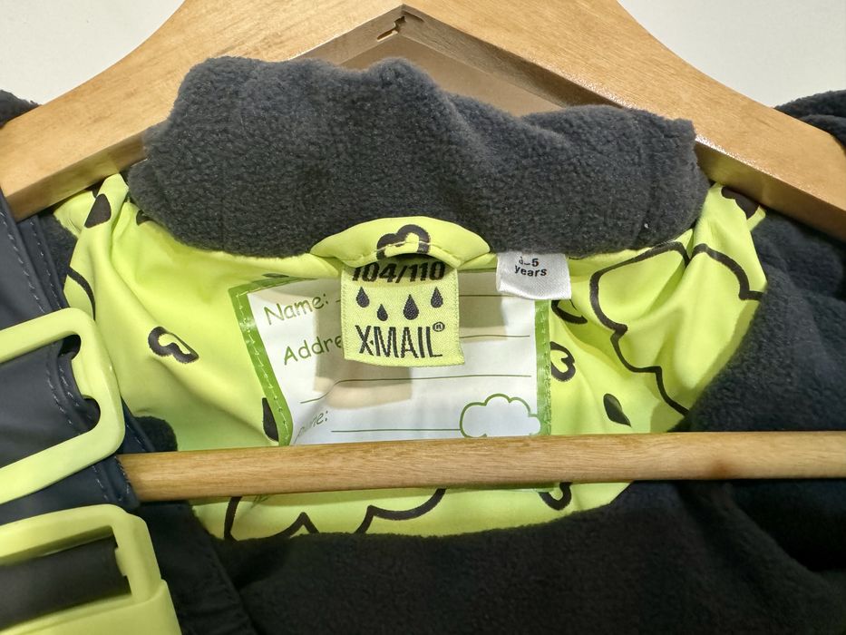 Set de ploaie geaca + salopeta 3-5 ani