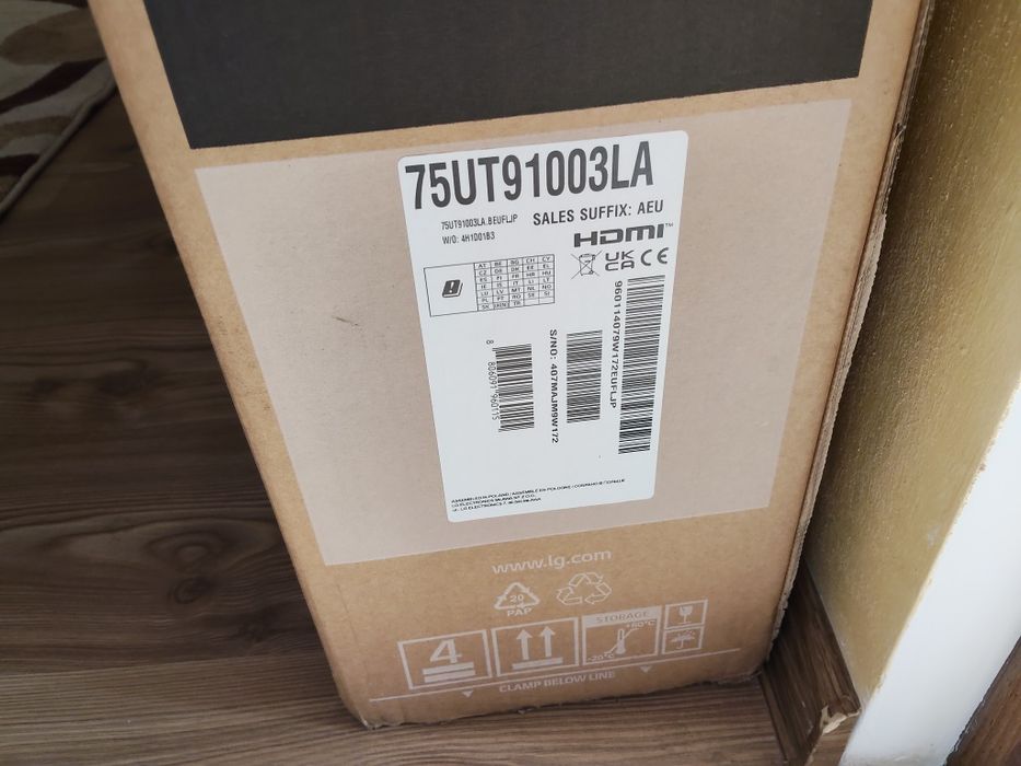 Smart Tv led LG ultra HD 75' 189 cm nou, nefolosit
