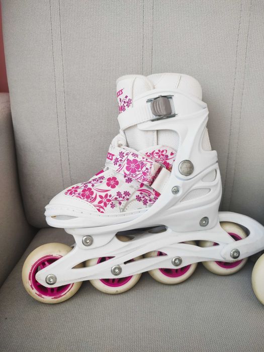 Детски Регулируеми ролери Roces Compy White (30-33) - Бял