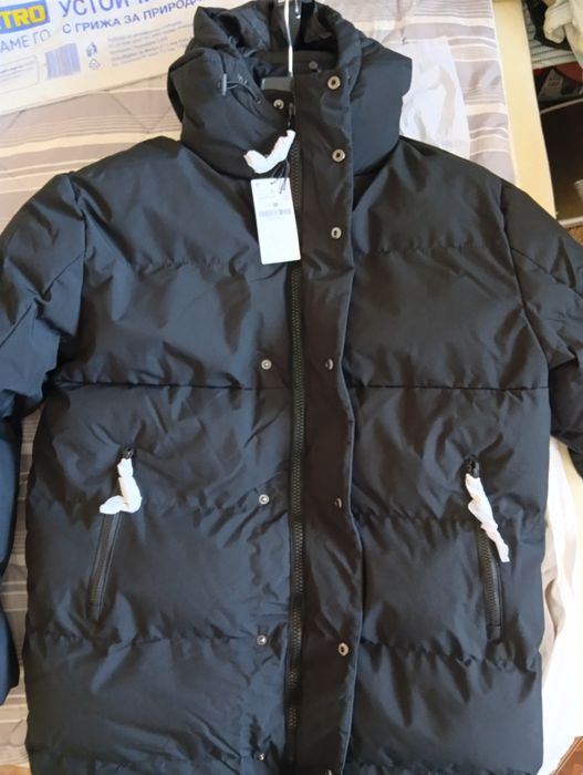 Мъжко Чисто ново  черно зимно яке