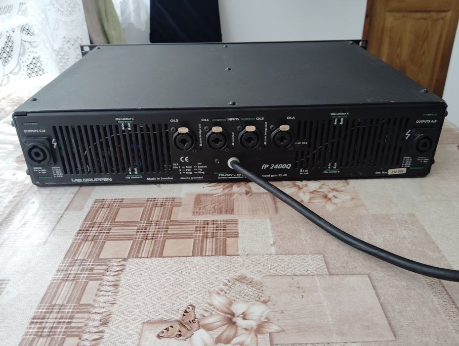 Amplificator audio profesional lab gruppen fp 2400 cu patru canale