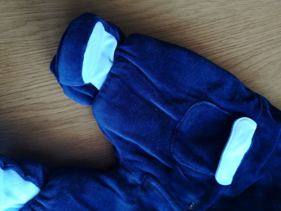 Salopeta combinezon Babysana, 56 cm, nou-născut