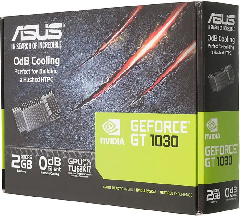 Видеокарта Asus Nvidia GT 1030 в отличном состоянии