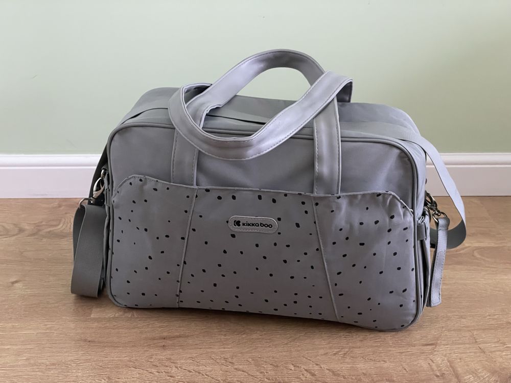 Чанта за количка Kikkaboo Chelsea Dots Grey