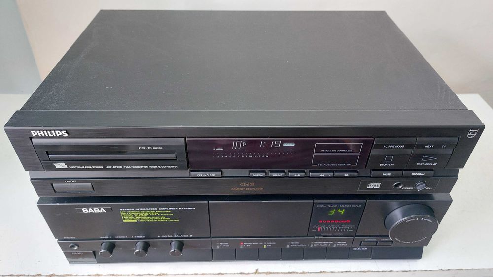 Philips CD 605 muzica la player vintage sunet TOP