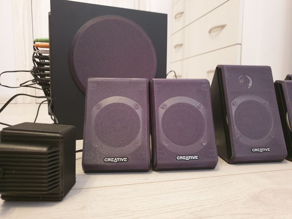 Домашно кино CREATIV  тонколонки 7+1 с пулт на управление +дистационно