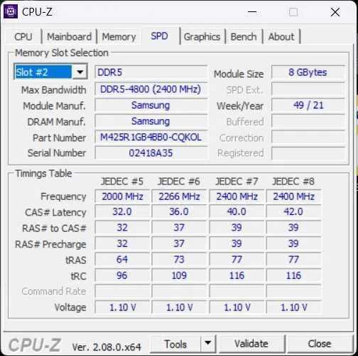 НОВА RAM памет Samsung 16GB (2x8GB) DDR5 SODIMM 4800 MHz ОЕМ за лаптоп