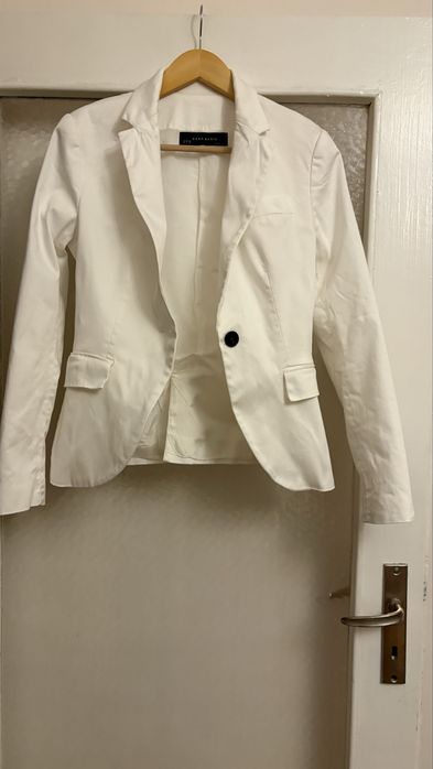 Сако бяло Зара/Zara р-р М