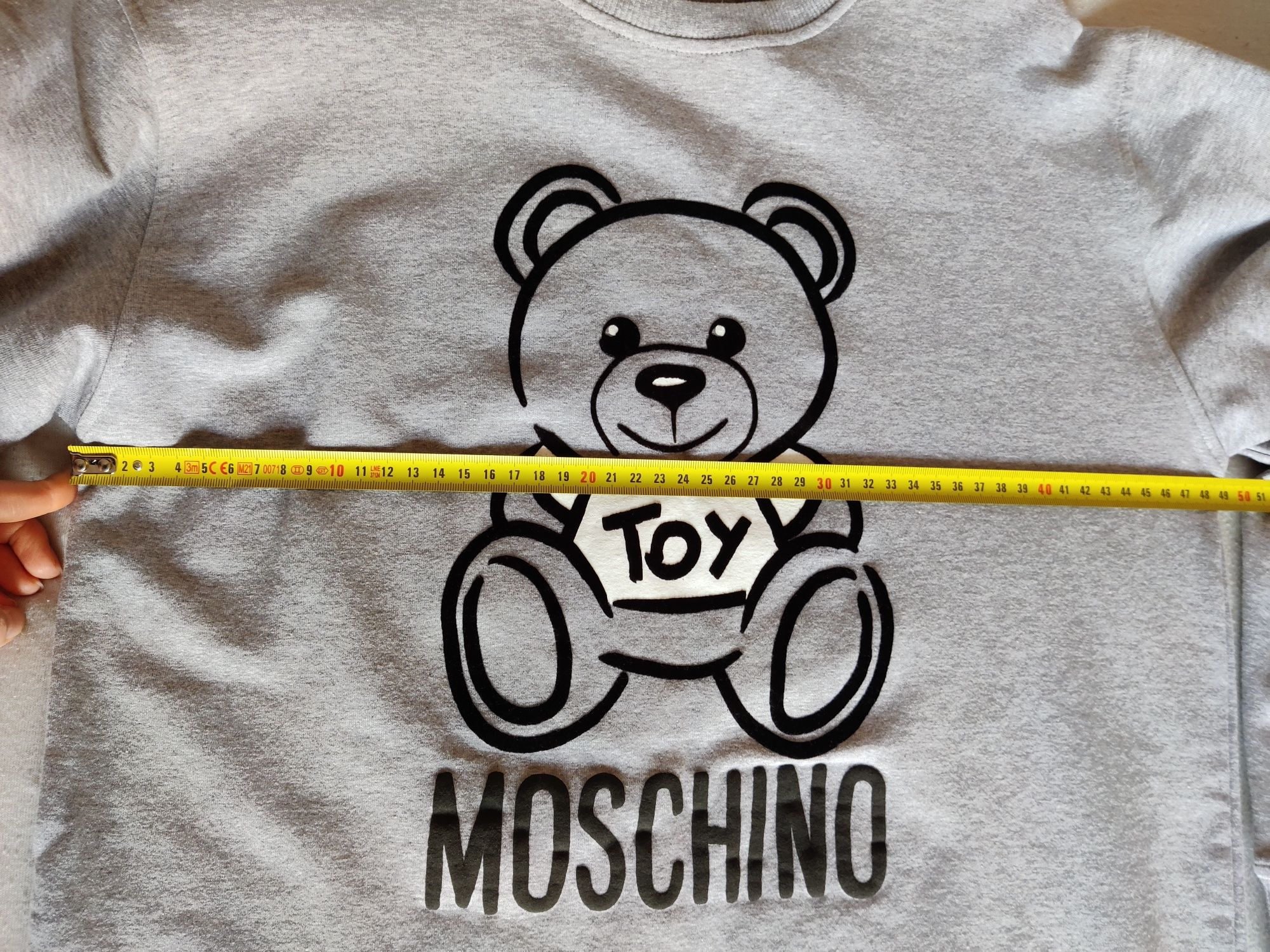 Памучна рокля Moschino Teen