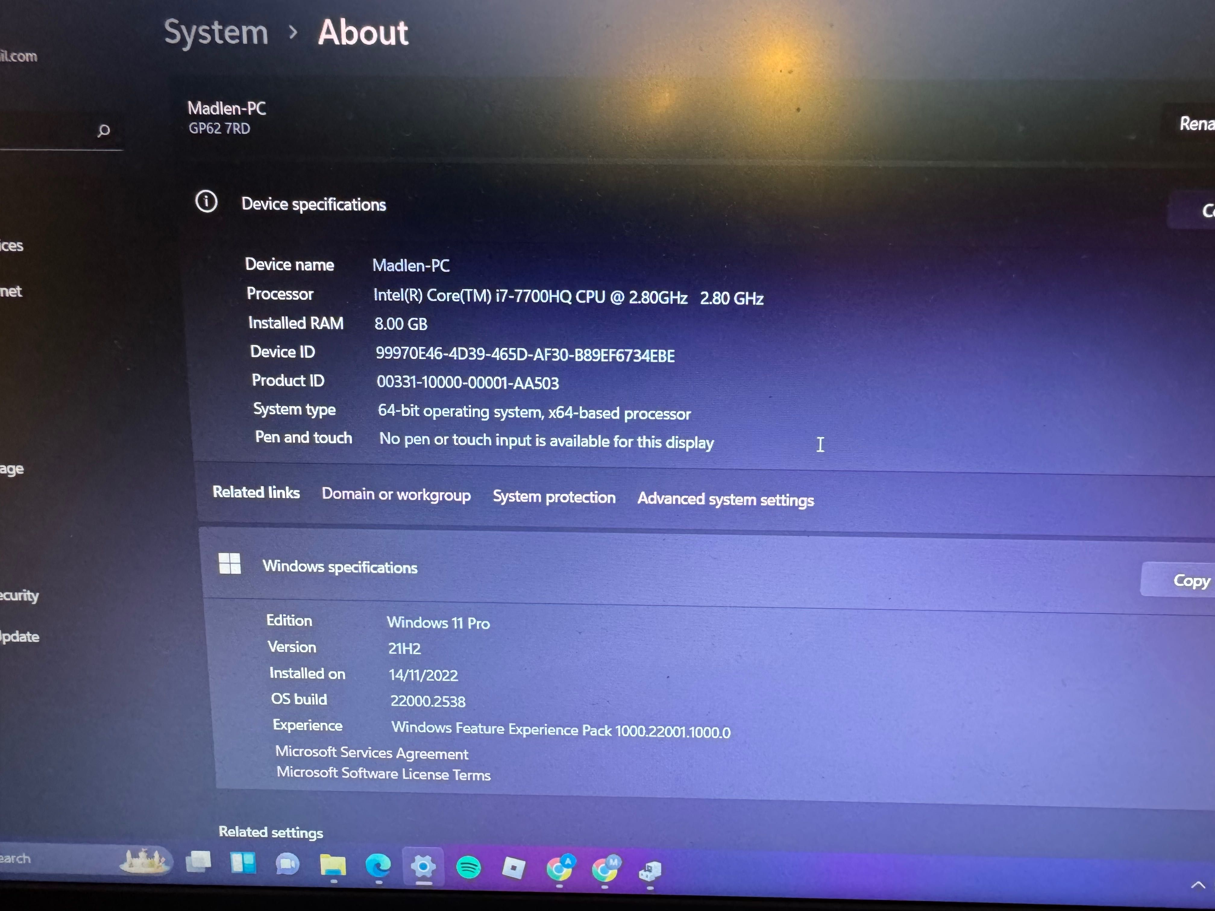 MSI GP62 7RD(Leopard)-011UK, i7-7700HQ, 15.6’’ full HD, GTX1050 2GB