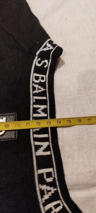 Pulover Balmain Paris mărime XL 50% lâna sweatshirt knitwear wool bluz