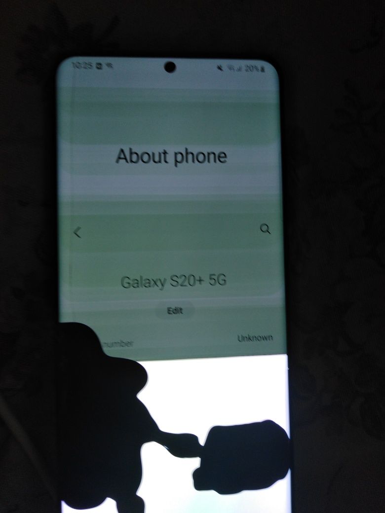 Samsung s20+ 5G display defect