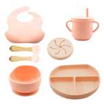 Set Diversificare 8 Piese pentru Bebelusi -  Roz / Albastru + CADOU !