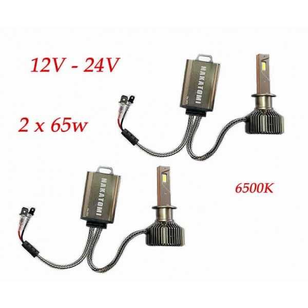 LED системи NAKATOMI M5-H1,H4,H7,H11,HB3/HB4/HIR2-12-24V/65W-Canbus