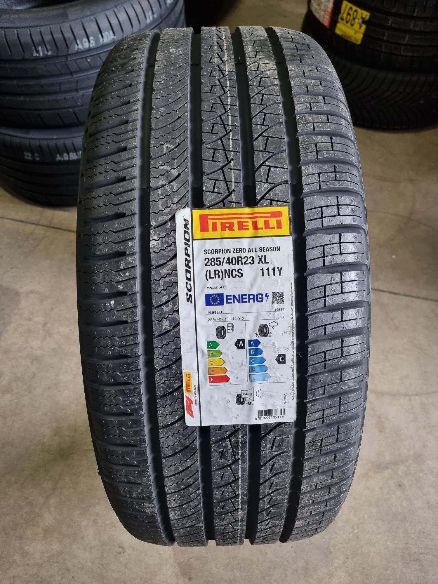 285/40/23 PIRELLI 4бр