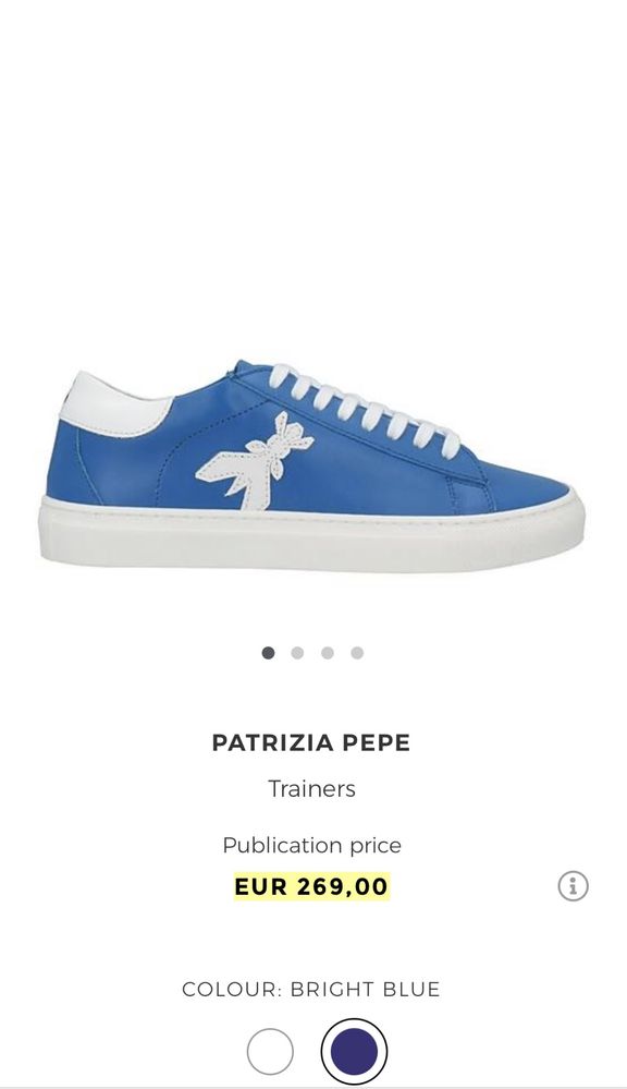 Обувки Patrizia Pepe , естествена кожа , 39 номер