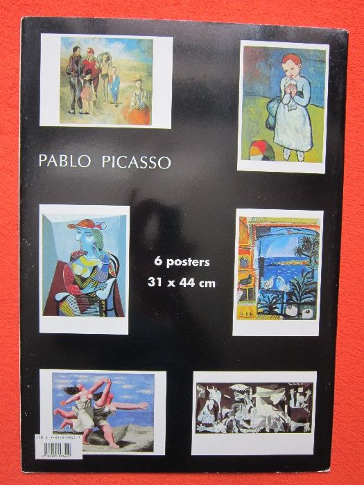 cadou inedit -6 postere Picasso-pt inramat-mapa cu licenta-impecabile