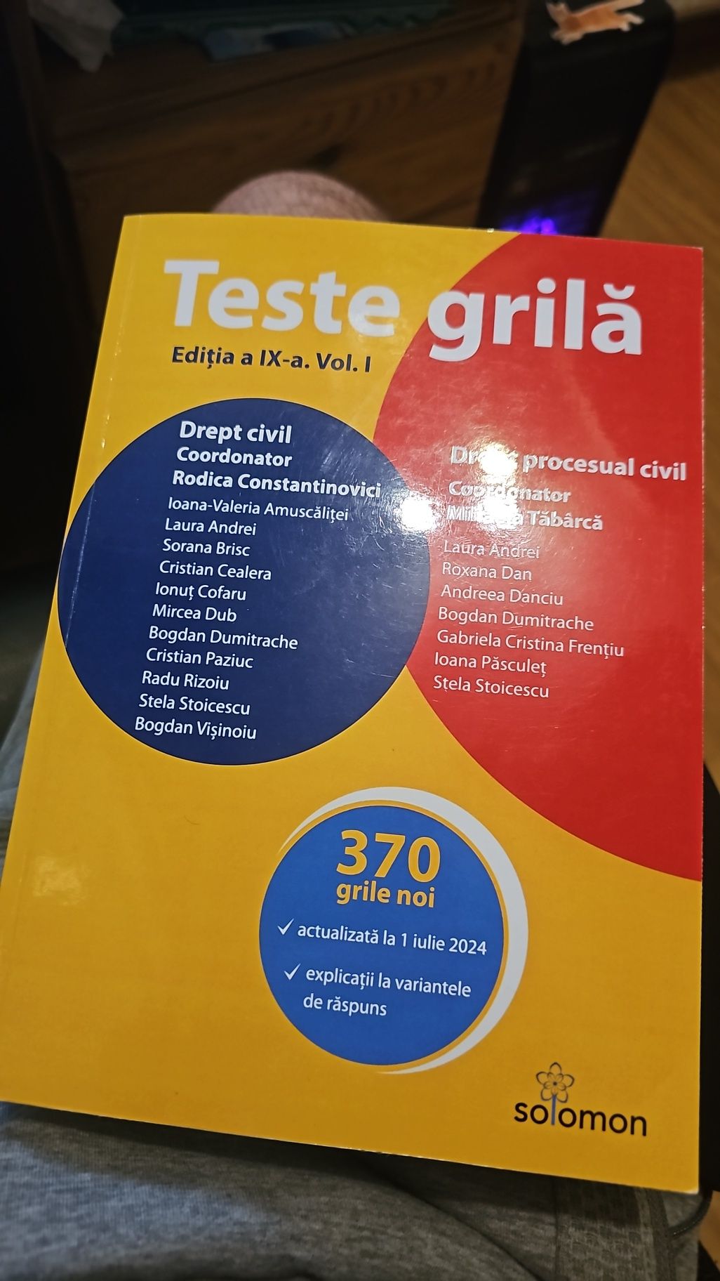 Cărți de grile/spețe drept pentru admitere INM
