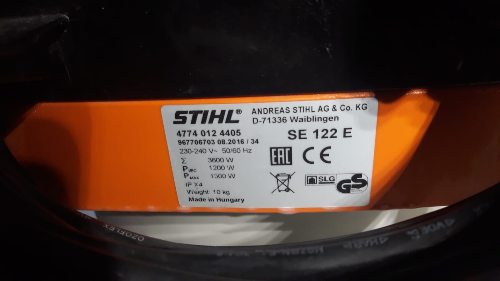 Girafă flex aspirator stihl