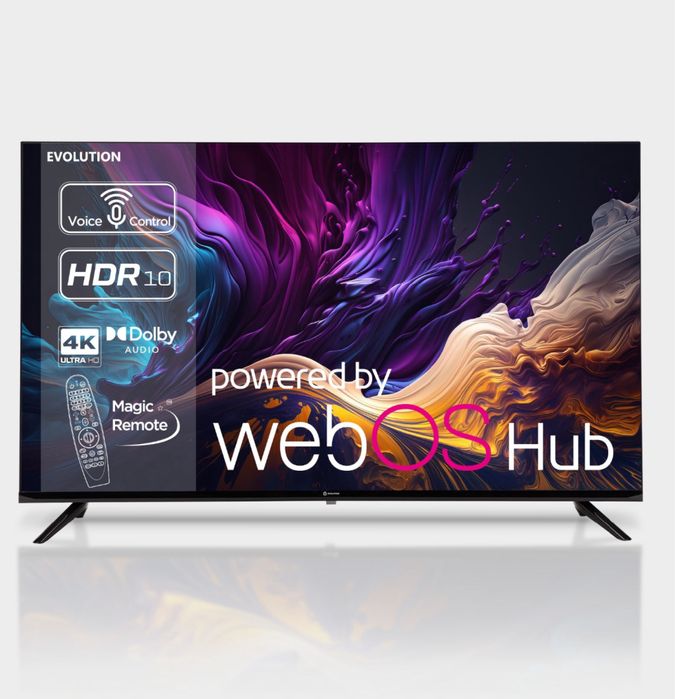 Телевизор со склада ультра тонкий с подсветкой 43 дюйма, 109 см