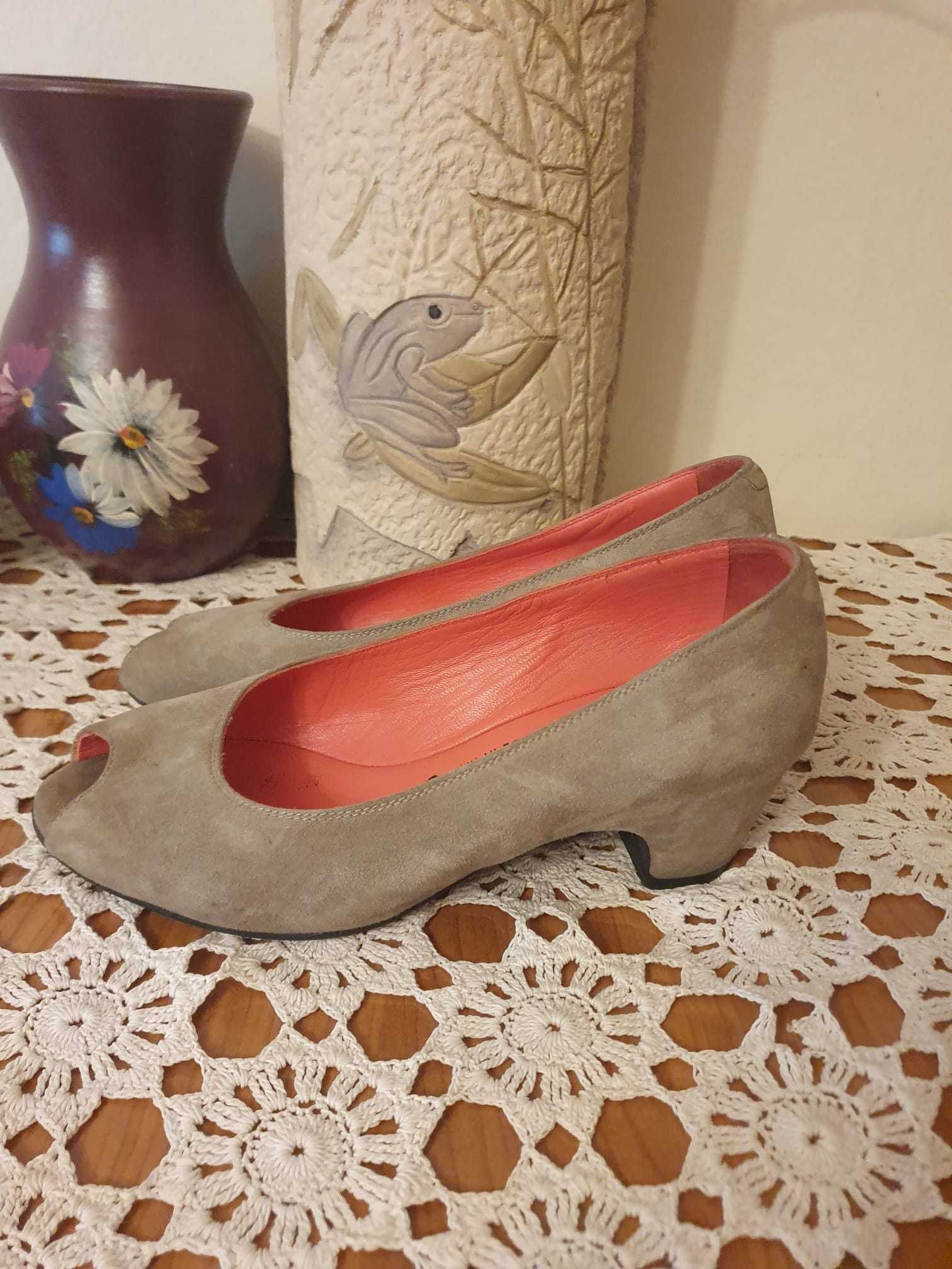 Pantofi piele antilopa