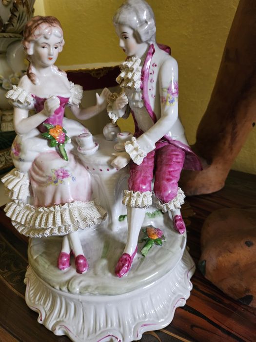 Италианска порцеланова ваза каподимонте