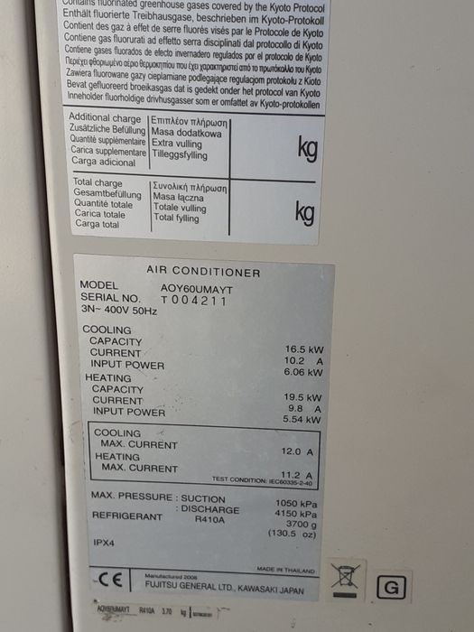 Unitati frigorifice externe aer conditionat