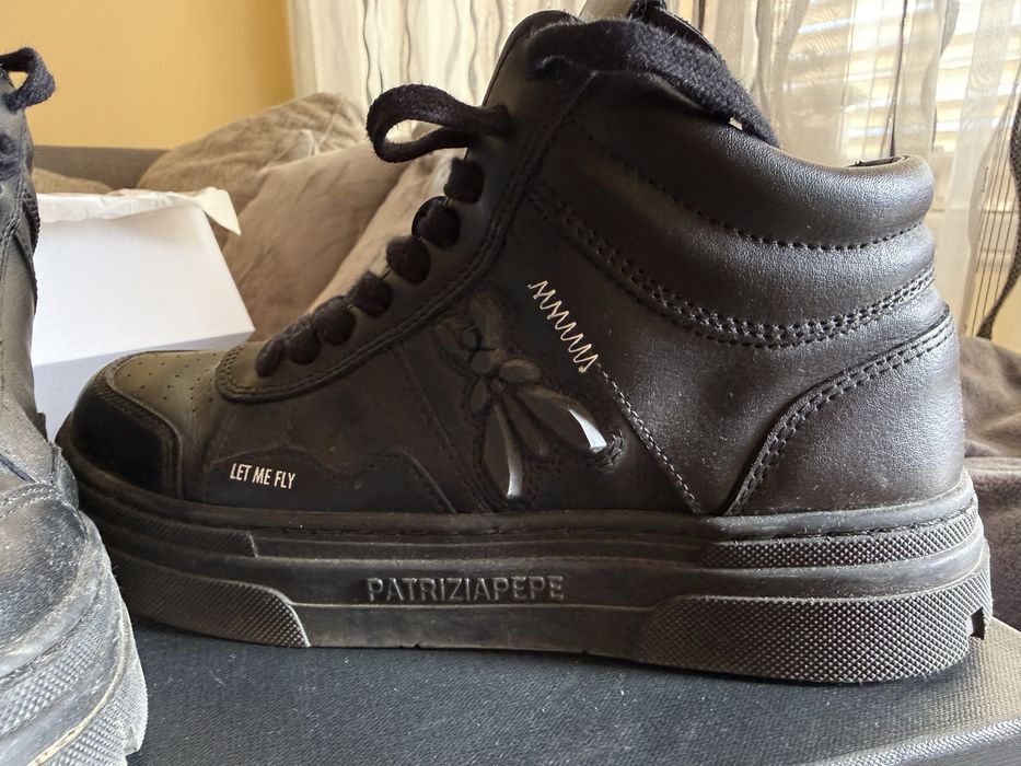 Кожени кецове Patrizia Pepe