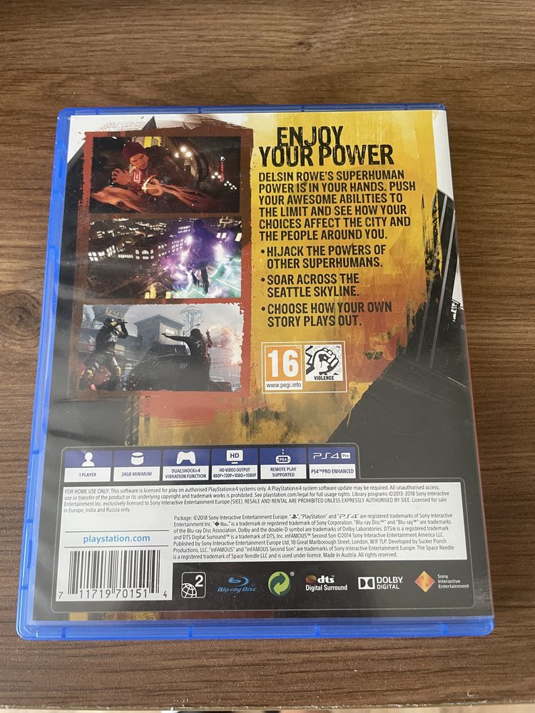 inFamous Second Son PS4