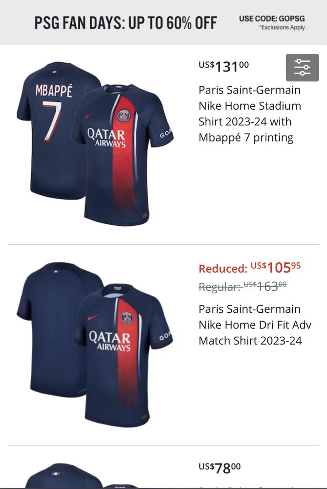 Продам оригинальный футболку PSG