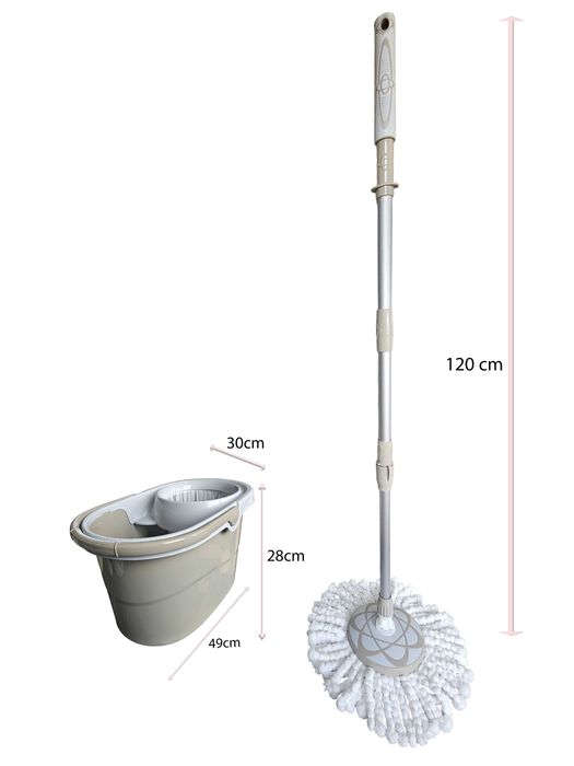 Mop Rotativ cu galeata, Set curatenie profesional Titiz Storm