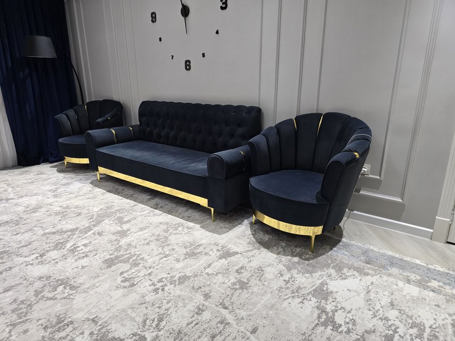 Диван и 2 кресла