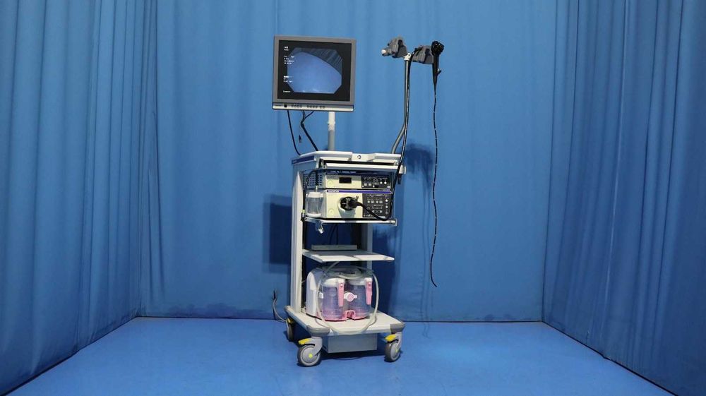 OLYMPUS, гастроскоп б/у. Полная стойка.