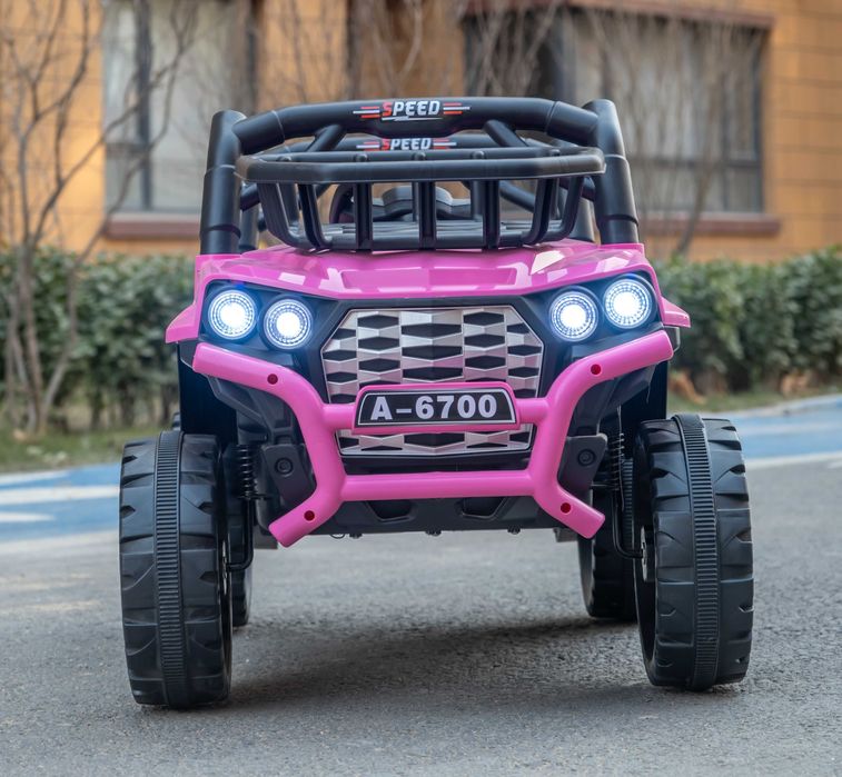 Masinuta electrica Kinderauto BJKQ6700, putere 4x 25W 12V Pink