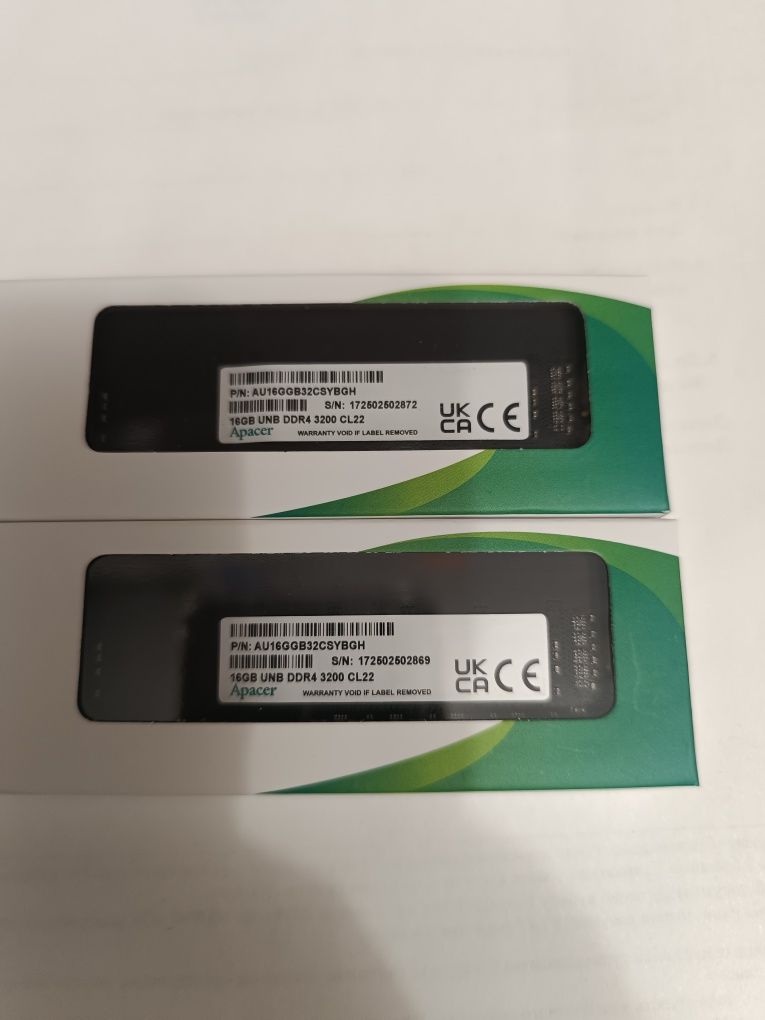 Продам оперативную память Apacer DDR4 16gb 3200мгц одной планкой
