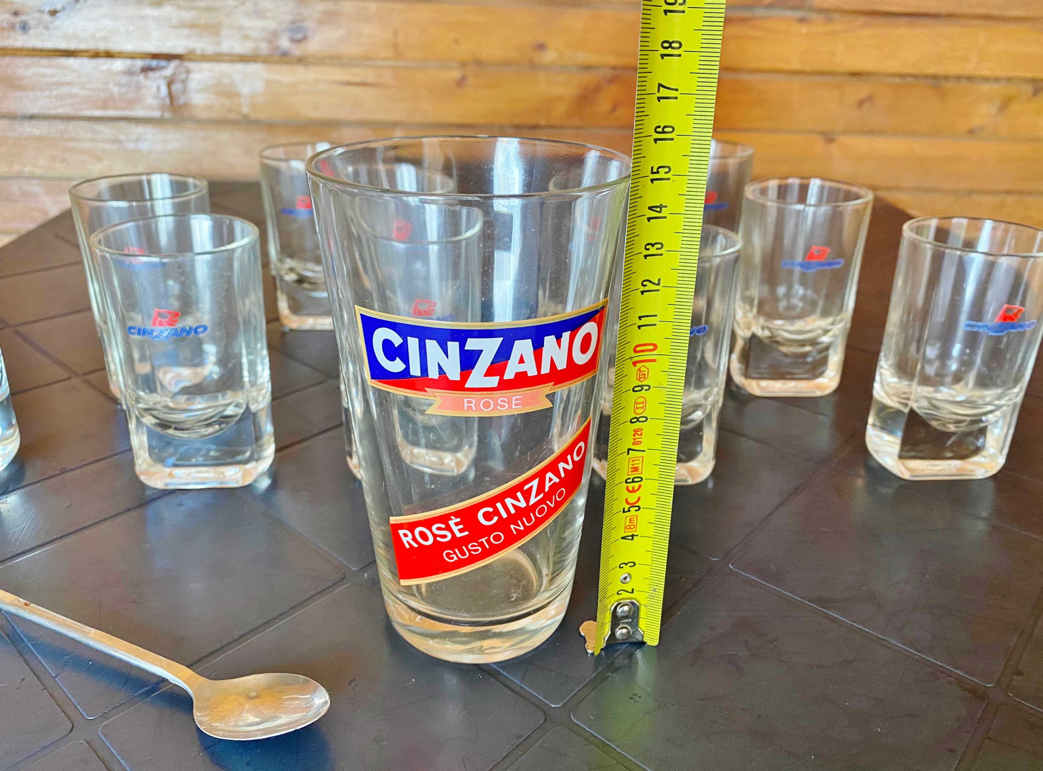 Цена - 120лв. К-кт Винтидж Чаши за Аперитив с марка Cinzano + Подаръци