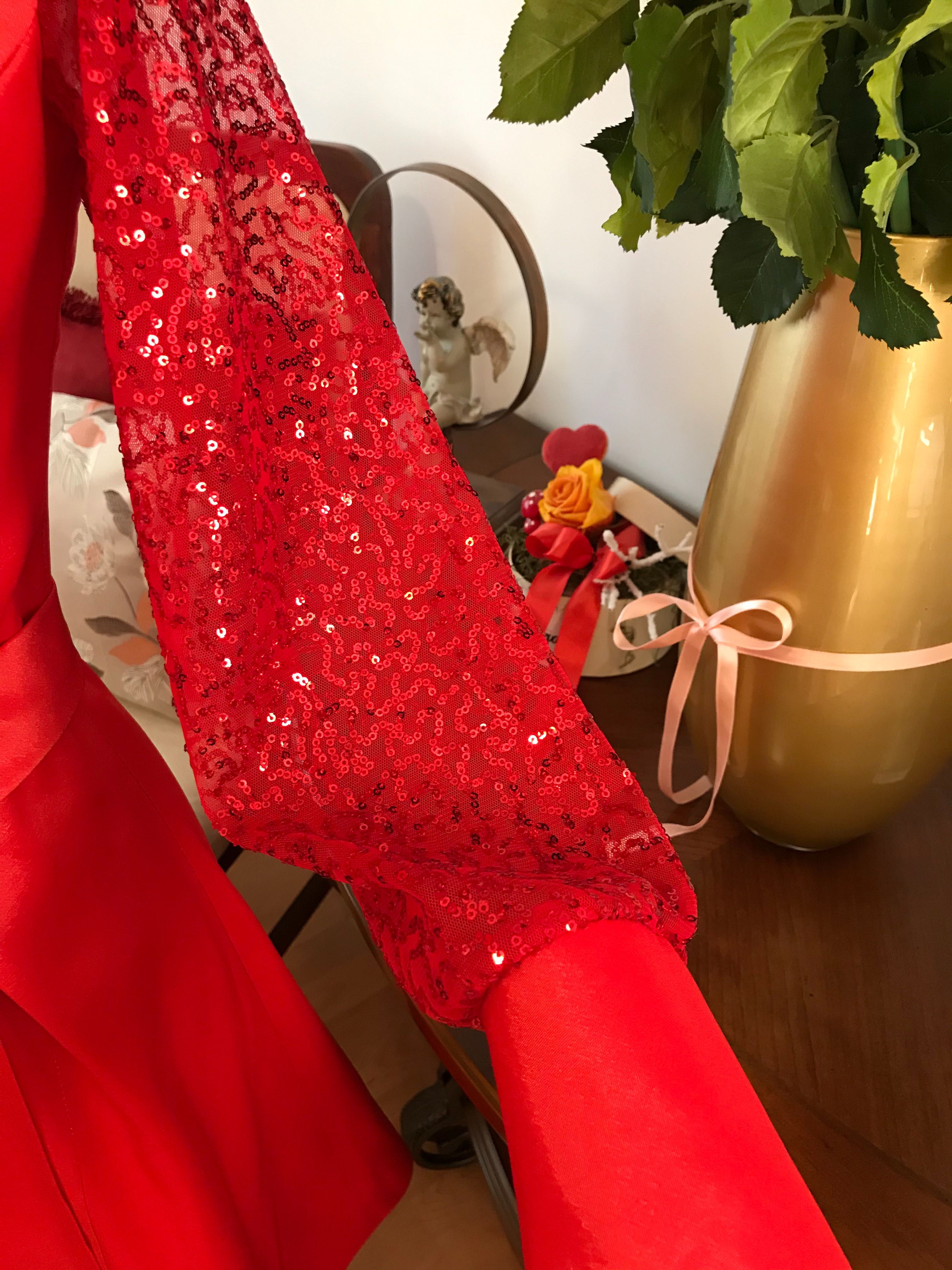 Rochiță dantela roșu - corai