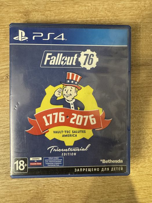 Диск на пс4 Fallout 76