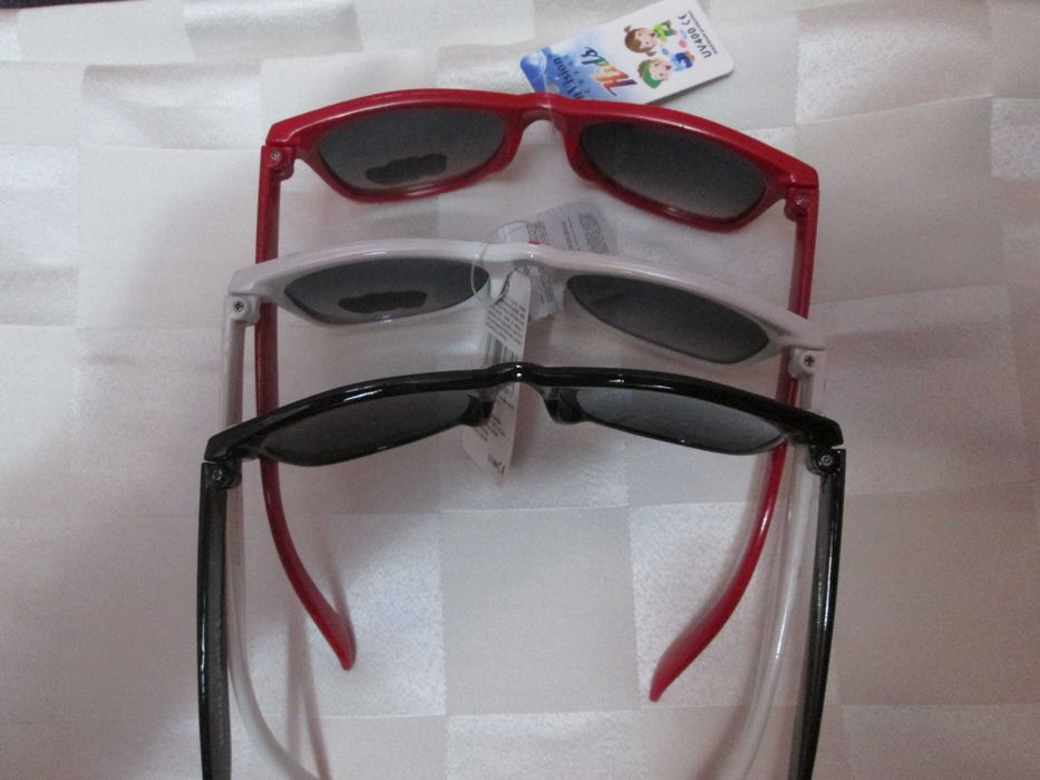 Разпродажба-3 броя нови детски слънчеви очила, UV 400