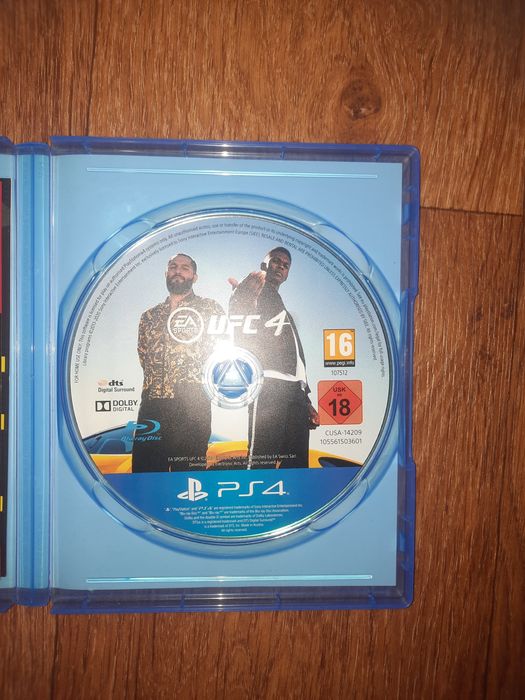 Диск UFC 4 на Playstation