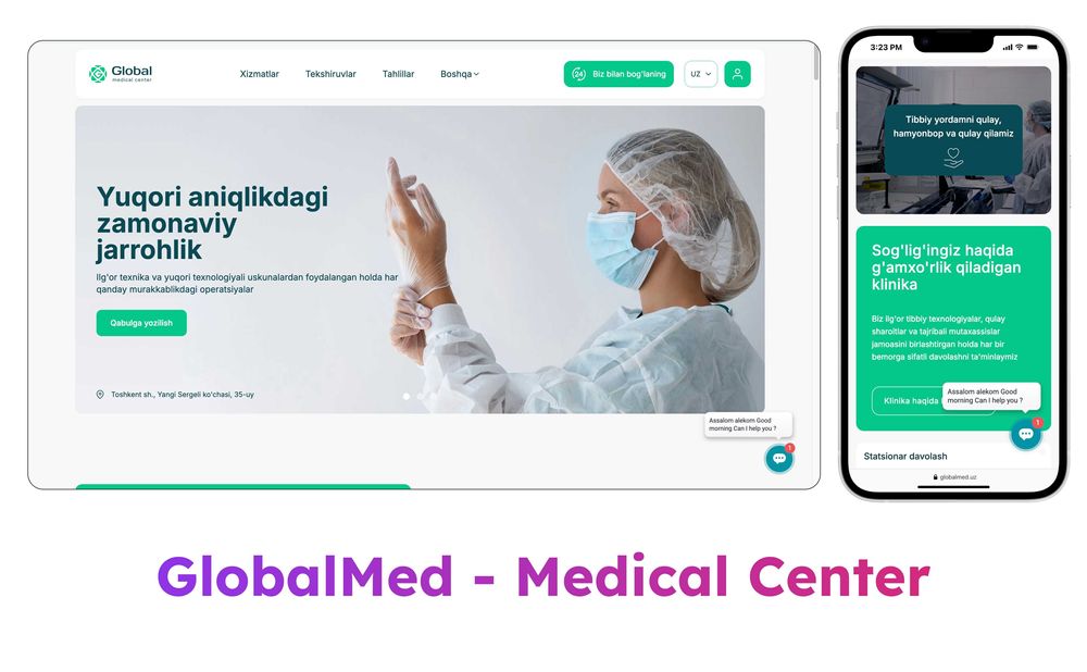 Разработка Веб-сайтов / Veb-saytlar ishlab chiqish / CRM /Админ панель