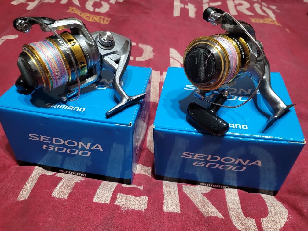 Продавам 2бр въдици DAM и 2бр макари SHIMANO