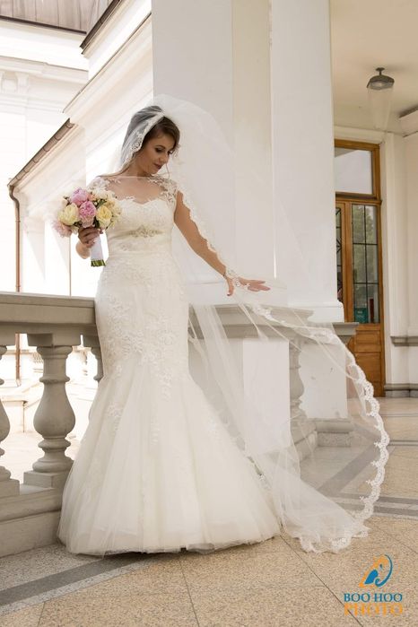 Vand rochie mireasa Pronovias marime 38