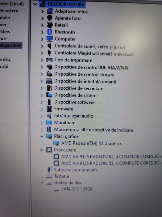 Laptop Lenovo 17,3 inch /AMD /4 GB / ssd 128 /