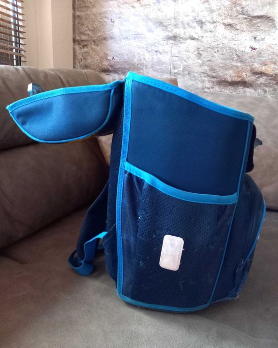 Ученическа раница за момче Herlitz с твърд гръб и стабилно дъно