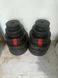 Vand discuri gantere 95 kg in total