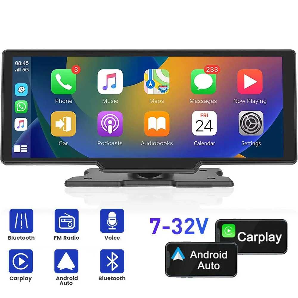 Carplay 10,26" Android Автомобилна навигационна система 26 см,2 камери