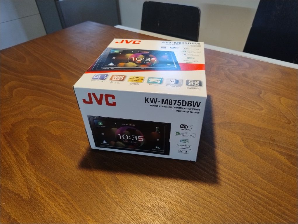 Авто ресийвър JVC KW-M 875DBW Bluetooth, 4x45 W