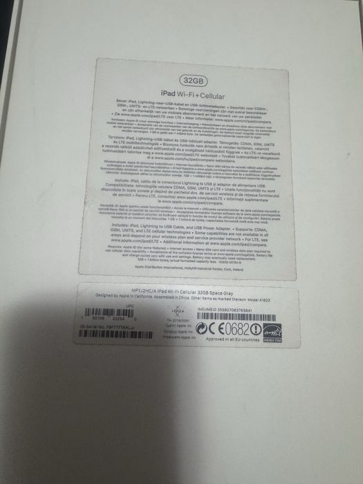 Ipad 5 то поколение 32gb wi-fi+celullar